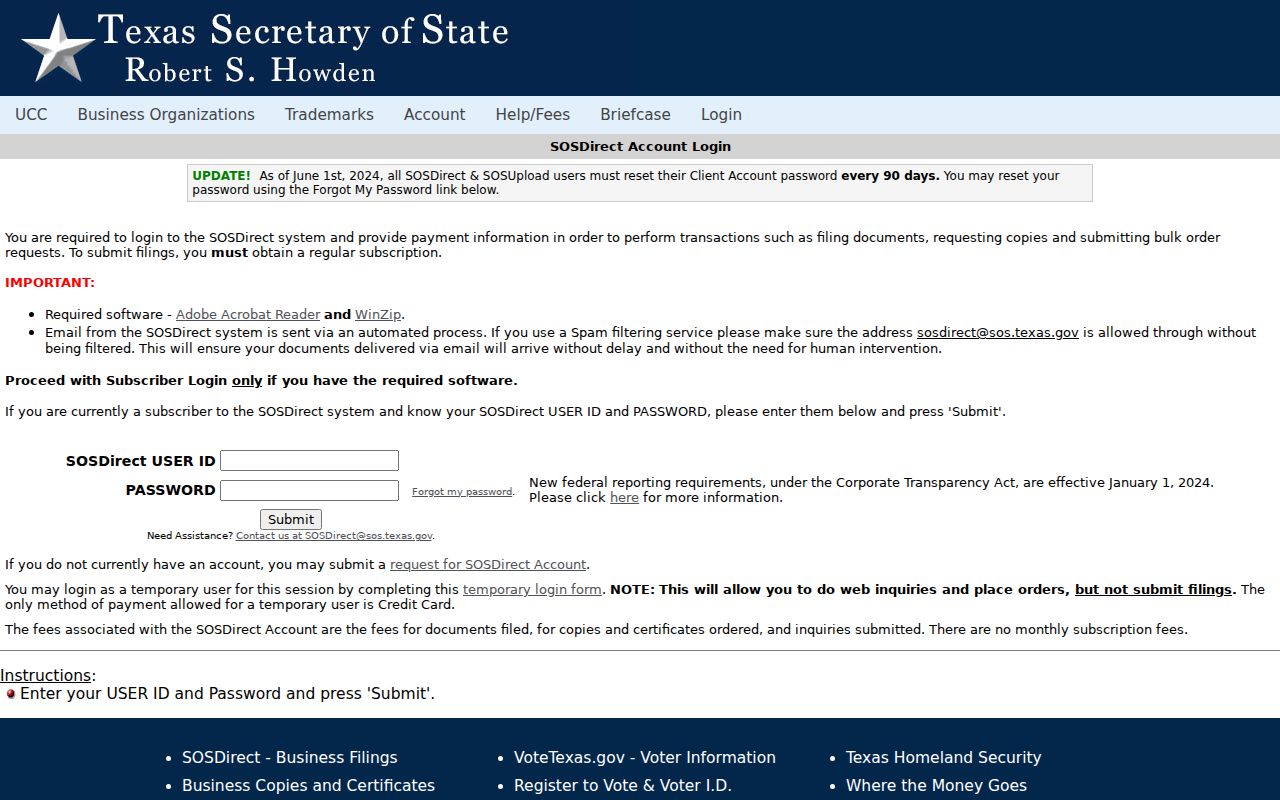 Rockwall residents directory SOSDirect search entry